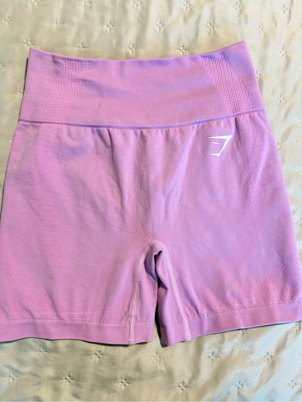 Gymshark Women’s High-Waist Lilac Seamless Bike Shorts